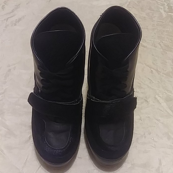 Acne Studios Ace Leather Lace Up Booties - Picture 4 of 7